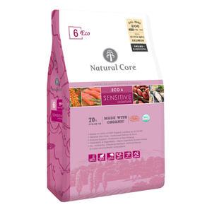 네츄럴코어 에코6 센시티브솔루션 유기농 강아지 애견사료