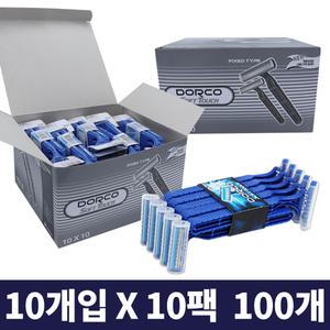 도루코 TG710 일회용 면도기 100개 10팩