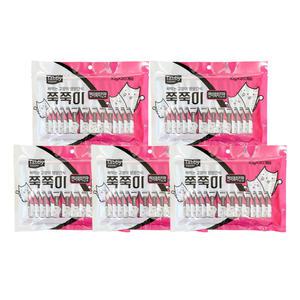 테비 쭉쭉이 연어와치킨맛 x100개 츄르 고양이간식