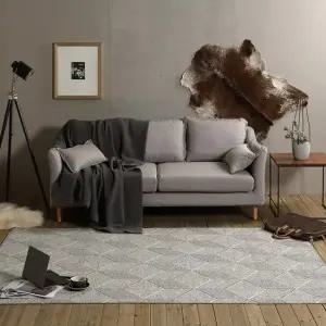 그리스 하이드라 논슬립 워셔블 사이잘룩 카페트 160x240cm 2컬러