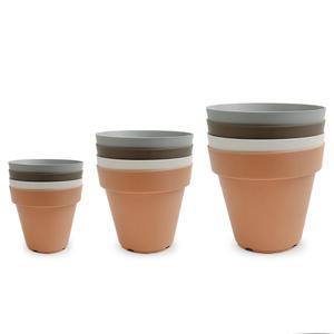 갑조네 아트화분 플라스틱 원형 화분