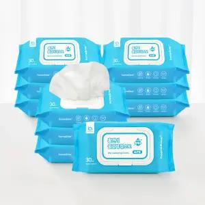 물걸레 청소포 표준형 300매 청소물티슈 캡형 (30매X10팩)