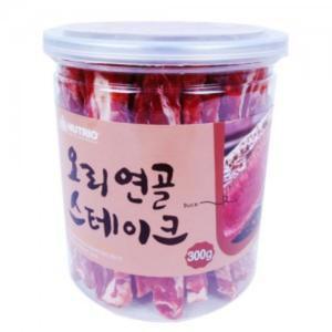 뉴트리오 오리연골 스테이크(통) 300g,애견용간식 캣츠앤독