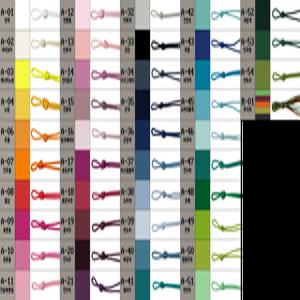 포리(폴리) 매듭끈 1mm 72가지의 다양한 컬러 폴리매듭실 3야드(273cm) 팔찌만들기