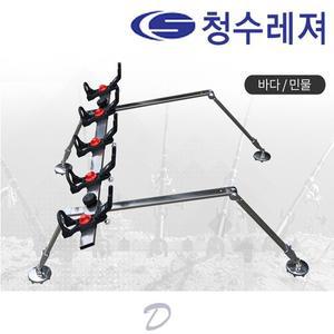 릴낚시 받침틀 5단 원투낚시용