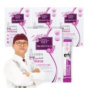 김오곤 원장의 한방(One-Punch) 다이어트유산균 120포(4개월분)