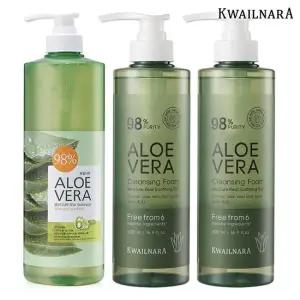 알로에 대용량 클렌징폼 500ml 2개+수딩젤 1000ml