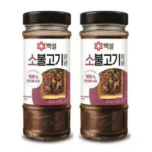 백설 소불고기양념, 500g, 2개