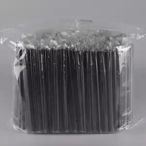 이지컷 일회용빨대 개별포장 일자 검정 7/21 빨대 5000개