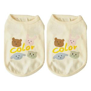 바이굄 순면 프렌즈 나시티, L, 2개