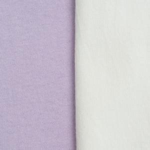 태백섬유 면 싱글 다이마루 20수 원단 백아이보리 연퍼플 2종