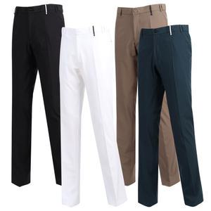 남자골프바지 봄 가을 흰색골프바지 간절기 히든 밴딩슬랙스