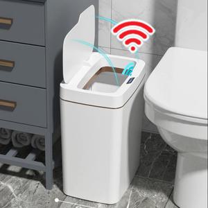 충전식 자동 스마트 센서휴지통 16리터 내장배터리/모션감지/쓰레기통/자동/오토/터치