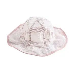 리틀맘 샤베트 스트랩 매쉬 썬햇 핑크 L, 1개