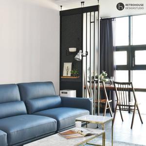 [레트로하우스]틴우드 철제 가벽 스트라이프 파티션 400