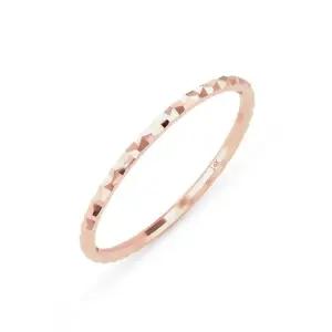 14K 할로우 샤인 컷팅 반지