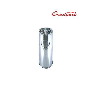 옴니팩 업소용 카페 미니 야외 철제 스텐 아파트 공원 재떨이 휴지통 쓰레기통