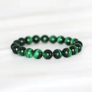그린호안석 8mm 금전운 사업운 천연석 행운 녹색 원석팔찌 R-364