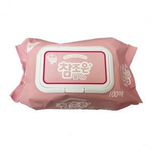 산도깨비 깨끗하고 부드러운 참조은 물티슈 100매 캡형