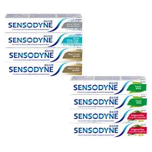 센소다인 시린이케어 치약 오리지날 플러스, 100g, 2개 + 후레쉬민트, 100g, 2개 + 멀티케어, 100g, 2개 + 엑스트라 딥클린 치약, 120g, 1개 + 엑스트라 화이트 치약, 120g, 1개