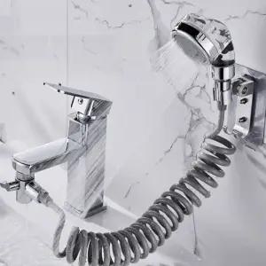 수도꼭지연결샤워기 세면대용샤워헤드 미니 수전보조샤워기