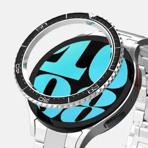 [퍼슬랏] 갤럭시 워치 6 세라믹 메탈 프리미엄 커버 케이스 (베젤링)  Ø 타입