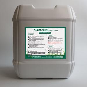 친환경 무농약 천연 잡초관리제 묘지 산소 잔디 잡초제거 관리 20리터 1통 비희석용