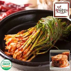 전라도전통함평김치 파김치1kg+보쌈김치1kg 국내산재료 당일제조