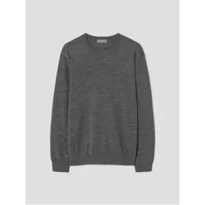 [로가디스] 레귤러 핏 울 라운드넥 스웨터 - 그레이 (RY4751P023)