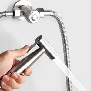 포모어 원터치 욕실 스프레이건 화장실 청소건 수동 비데 변기샤워기 헤드