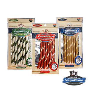 베게 강아지껌 강아지오래먹는간식 3in1 스틱 18개입