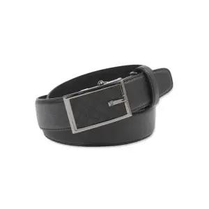 [갤러리아] 26SS 베노베로 더비엠보 소가죽 흑유광 사선체크 자동벨트 BMG1ACB1241KO