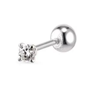 14k 포인트 랩 다이아몬드 4프롱 피어싱_1부_화이트