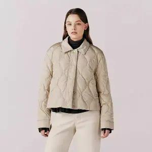 373910 여 초 경량 카라 덕다운 자켓