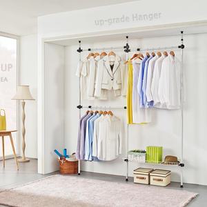 옳은유통 스마트홈 UPGRADE 수납식행거 901/ 시스템 드레스룸 옷방 옷장 조립식 행거