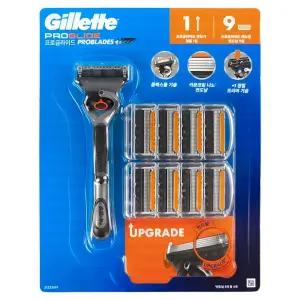 질레트 프로글라이드 면도기세트 (면도기1개 +날9개) 5+1 5중날 프레시전 트리머 플랙시볼