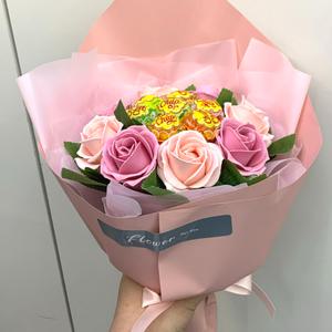 사탕 츄파춥스 장미 꽃다발 생일 어버이날 화이트데이 졸업 입학 선물