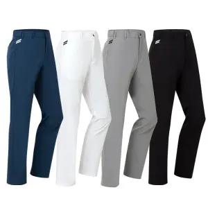 아이스 일자 스판 남자 여름 골프 바지 남성 쿨 팬츠 골프옷 연습장 필드용