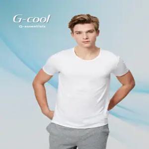 [지오다노] 240502 쿨맥스 U넥 반팔 티셔츠(에센셜)