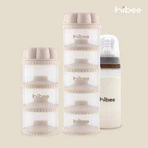 [하이비] 분유케이스 분유통 휴대용 분유보관통 항균 칸칸 3단 5단