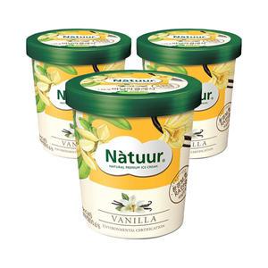 [슈팅냉동] 롯데웰푸드 나뚜루 바닐라 파인트 474ml, 3개
