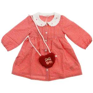 [대구백화점] [아가방]웬디체크원피스세트(가방)(01S524055)