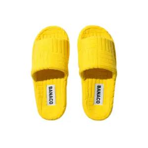 바나코 테리 층간소음 슬리퍼 실내화 거실화 Yellow M
