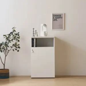 [우아미가구]소슬 다용도 3단 높은 수납장 600