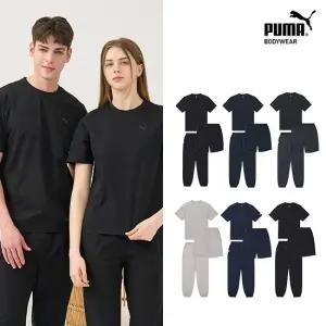 트레이닝 남녀 3종세트 반팔+반바지+조거팬츠) 3컬러 택1