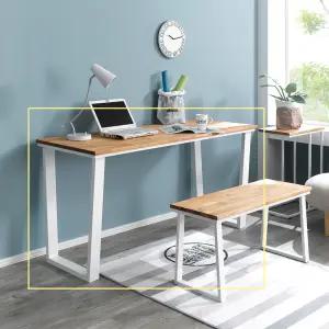 [우아미가구]제유 엘다 원목 철제 테이블 1200