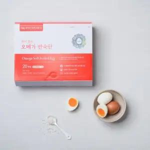 가농 짜지 않은 오메가 반숙란 20구 1+등급란 사용 계란 달걀)