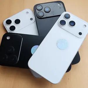 언팩전모델 아이폰17 프로 프로맥스 목업 목각폰 목업폰 블랙화면