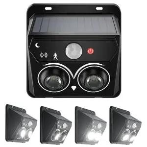 360도회전 LED 태양광 충전식 야외 조명등 랜턴 벽등 야외등 BD 센서등