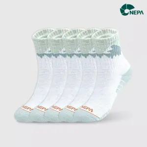 네파 마운틴픽 쿠션 미들삭스 민트 S 5팩 NPCMPMDS-MT5